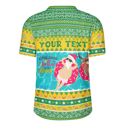 Australia Christmas Custom Rugby Jersey - Christmas Is Better At The Beach Rugby Jersey Australia Christmas Custom Rugby Jersey - Christmas Is Better At The Beach Rugby Jersey