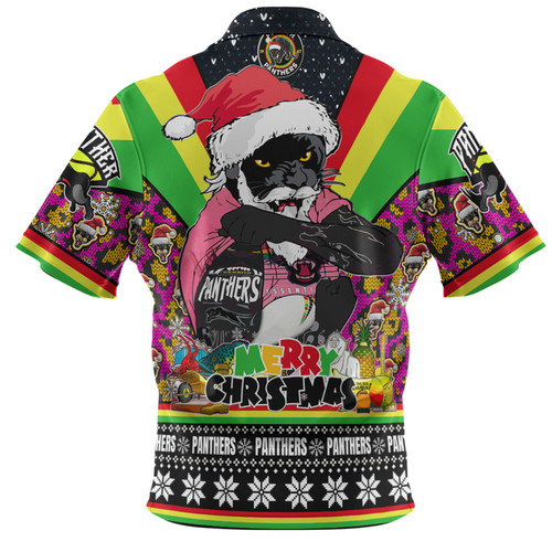 Penrith Panthers Christmas Custom Hawaiian Shirt - Penrith Panthers Santa Aussie Big Things Christmas Hawaiian Shirt Penrith Panthers Christmas Custom Hawaiian Shirt - Penrith Panthers Santa Aussie Big Things Christmas Hawaiian Shirt