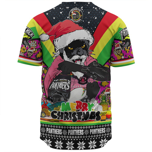 Penrith Panthers Christmas Custom Baseball Shirt - Penrith Panthers Santa Aussie Big Things Christmas Baseball Shirt Penrith Panthers Christmas Custom Baseball Shirt - Penrith Panthers Santa Aussie Big Things Christmas Baseball Shirt
