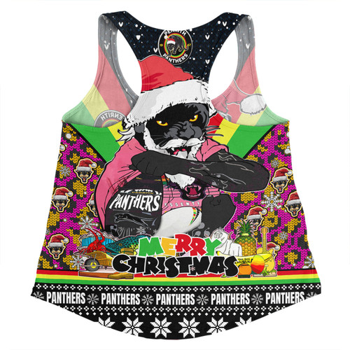 Penrith Panthers Christmas Custom Women Racerback Singlet - Penrith Panthers Santa Aussie Big Things Christmas Women Racerback Singlet Penrith Panthers Christmas Custom Women Racerback Singlet - Penrith Panthers Santa Aussie Big Things Christmas Women Racerback Singlet