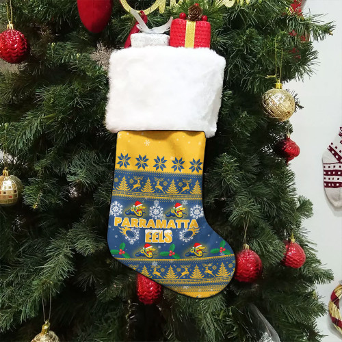 Parramatta Eels Christmas Stocking - Special Ugly Christmas Stocking