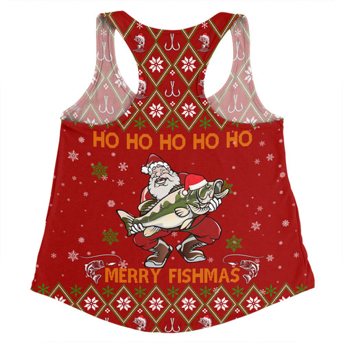 Australia Christmas Fishing Custom Women Racerback Singlet - All I Want For Christmas Is A Big Bass Women Racerback Singlet Australia Christmas Fishing Custom Women Racerback Singlet - All I Want For Christmas Is A Big Bass Women Racerback Singlet
