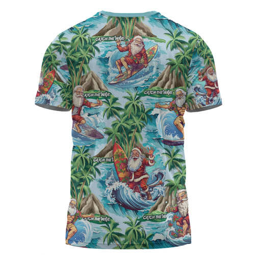 Australia Christmas Surfing T-shirt - Funny Santa Surfing Christmas T-shirt Australia Christmas Surfing T-shirt - Funny Santa Surfing Christmas T-shirt
