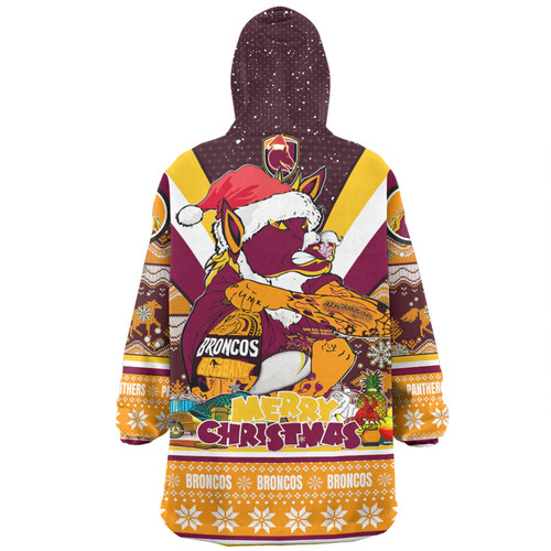 Brisbane Broncos Christmas Custom Snug Hoodie - Broncos Santa Aussie Big Things Christmas Snug Hoodie Brisbane Broncos Christmas Custom Snug Hoodie - Broncos Santa Aussie Big Things Christmas Snug Hoodie
