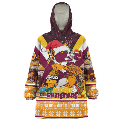 Brisbane Broncos Christmas Custom Snug Hoodie - Broncos Santa Aussie Big Things Christmas Snug Hoodie Brisbane Broncos Christmas Custom Snug Hoodie - Broncos Santa Aussie Big Things Christmas Snug Hoodie