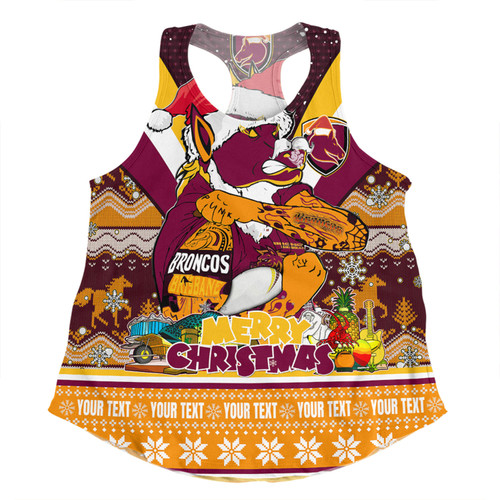 Brisbane Broncos Christmas Custom Women Racerback Singlet - Broncos Santa Aussie Big Things Christmas Women Racerback Singlet Brisbane Broncos Christmas Custom Women Racerback Singlet - Broncos Santa Aussie Big Things Christmas Women Racerback Singlet