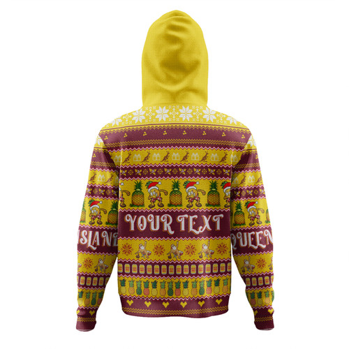 Queensland Big Things Christmas Custom Hoodie - The Big Pineapple Hoodie Queensland Big Things Christmas Custom Hoodie - The Big Pineapple Hoodie