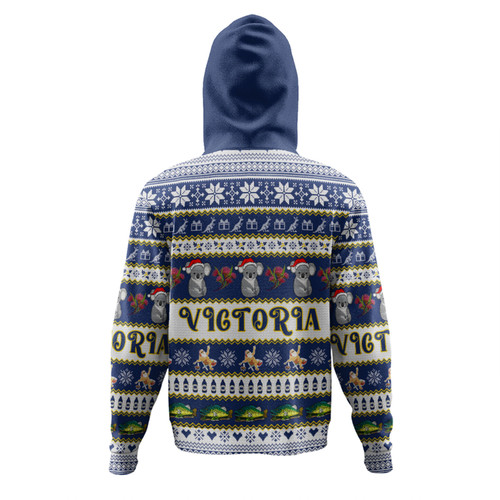 Victoria Big Things Christmas Custom Hoodie - Giant Koala And Murray Cod Hoodie Victoria Big Things Christmas Custom Hoodie - Giant Koala And Murray Cod Hoodie