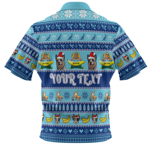 New South Wales Big Things Christmas Custom Hawaiian Shirt - The Big Banana And Blue Heeler Hawaiian Shirt New South Wales Big Things Christmas Custom Hawaiian Shirt - The Big Banana And Blue Heeler Hawaiian Shirt