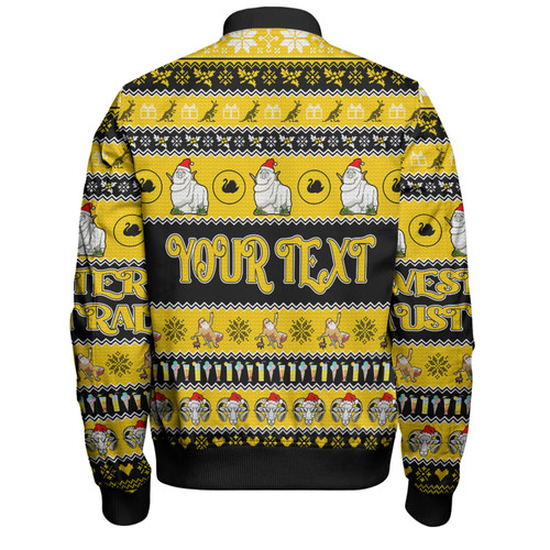 Western Australia Big Things Christmas Custom Bomber Jacket - Giant Ram Bomber Jacket Western Australia Big Things Christmas Custom Bomber Jacket - Giant Ram Bomber Jacket