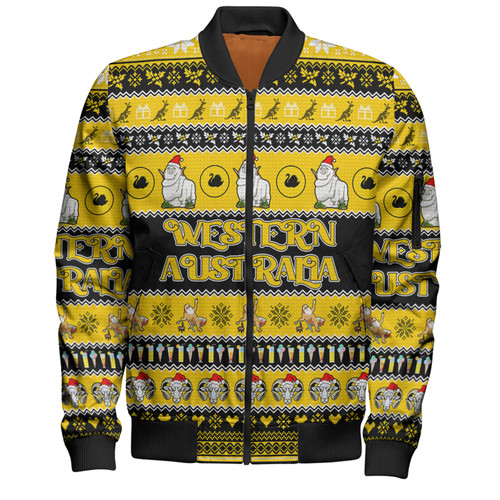 Western Australia Big Things Christmas Custom Bomber Jacket - Giant Ram Bomber Jacket