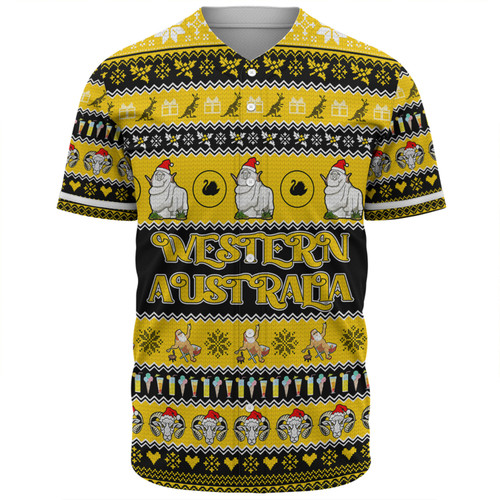 Western Australia Big Things Christmas Custom Baseball Shirt - Giant Ram Baseball Shirt