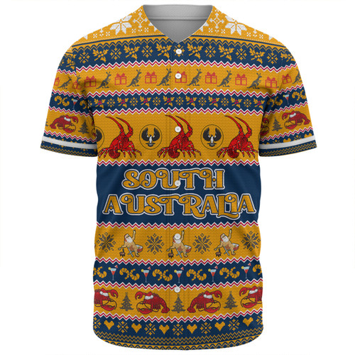 South Australia Big Things Christmas Custom Baseball Shirt - The Big Lobster Baseball Shirt