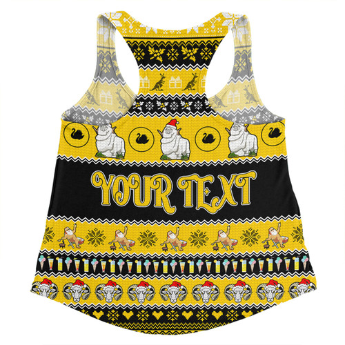 Western Australia Big Things Christmas Custom Women Racerback Singlet - Giant Ram Women Racerback Singlet