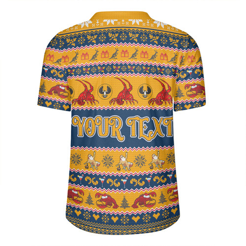 South Australia Big Things Christmas Custom Rugby Jersey - The Big Lobster Rugby Jersey South Australia Big Things Christmas Custom Rugby Jersey - The Big Lobster Rugby Jersey
