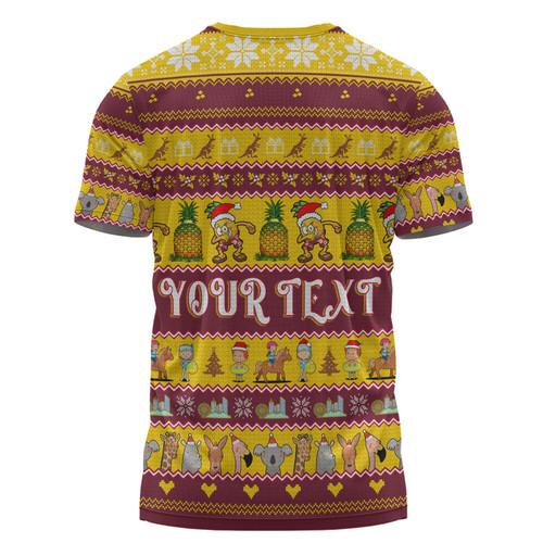 Queensland Big Things Christmas Custom T-shirt - The Big Pineapple For Kids T-shirt Queensland Big Things Christmas Custom T-shirt - The Big Pineapple For Kids T-shirt