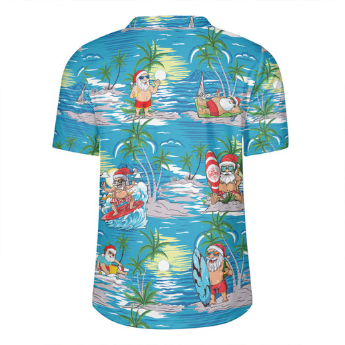 Australia Surfing Christmas Rugby Jersey - Tropical Santa Surfing Funny Rugby Jersey Australia Surfing Christmas Rugby Jersey - Tropical Santa Surfing Funny Rugby Jersey