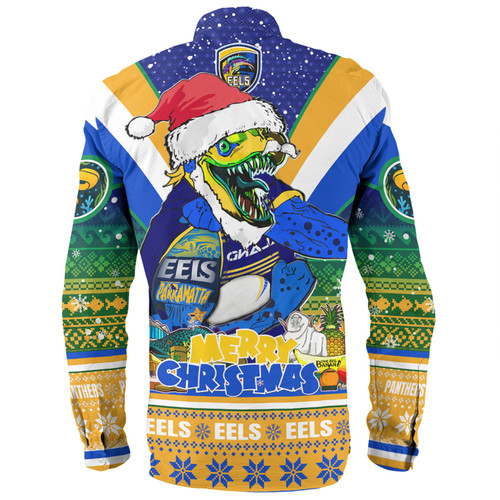 Parramatta Eels Christmas Custom Long Sleeve Shirt - Parramatta Eels Santa Aussie Big Things Christmas Long Sleeve Shirt Parramatta Eels Christmas Custom Long Sleeve Shirt - Parramatta Eels Santa Aussie Big Things Christmas Long Sleeve Shirt