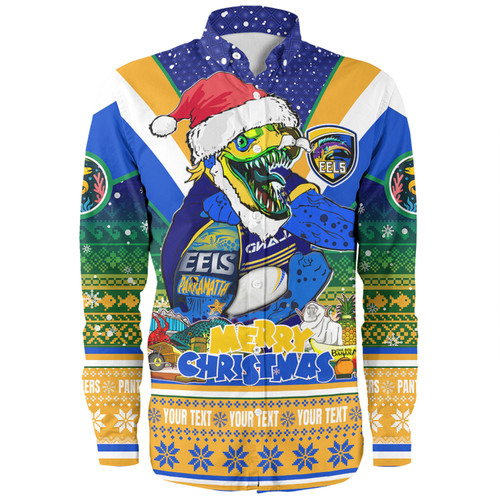 Parramatta Eels Christmas Custom Long Sleeve Shirt - Parramatta Eels Santa Aussie Big Things Christmas Long Sleeve Shirt Parramatta Eels Christmas Custom Long Sleeve Shirt - Parramatta Eels Santa Aussie Big Things Christmas Long Sleeve Shirt