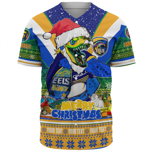 Parramatta Eels Christmas Custom Baseball Shirt - Parramatta Eels Santa Aussie Big Things Christmas Baseball Shirt Parramatta Eels Christmas Custom Baseball Shirt - Parramatta Eels Santa Aussie Big Things Christmas Baseball Shirt