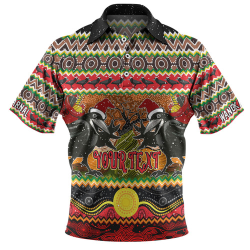 Australia Christmas Aboriginal Custom Polo Shirt - Aboriginal Dreamtime Wangkarnal Crows Polo Shirt Australia Christmas Aboriginal Custom Polo Shirt - Aboriginal Dreamtime Wangkarnal Crows Polo Shirt