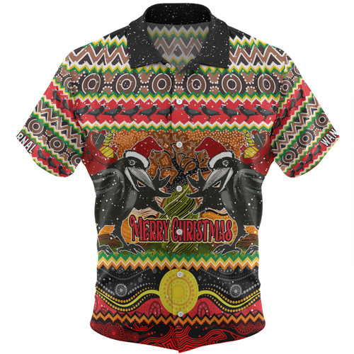 Australia Christmas Aboriginal Custom Hawaiian Shirt - Aboriginal Dreamtime Wangkarnal Crows Hawaiian Shirt Australia Christmas Aboriginal Custom Hawaiian Shirt - Aboriginal Dreamtime Wangkarnal Crows Hawaiian Shirt