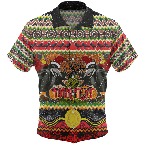 Australia Christmas Aboriginal Custom Hawaiian Shirt - Aboriginal Dreamtime Wangkarnal Crows Hawaiian Shirt Australia Christmas Aboriginal Custom Hawaiian Shirt - Aboriginal Dreamtime Wangkarnal Crows Hawaiian Shirt