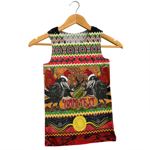 Australia Christmas Aboriginal Custom Men Singlet - Aboriginal Dreamtime Wangkarnal Crows Men Singlet Australia Christmas Aboriginal Custom Men Singlet - Aboriginal Dreamtime Wangkarnal Crows Men Singlet
