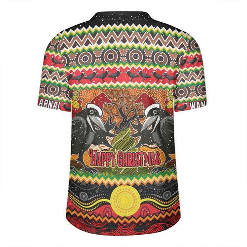 Australia Christmas Aboriginal Custom Rugby Jersey - Aboriginal Dreamtime Wangkarnal Crows Rugby Jersey Australia Christmas Aboriginal Custom Rugby Jersey - Aboriginal Dreamtime Wangkarnal Crows Rugby Jersey