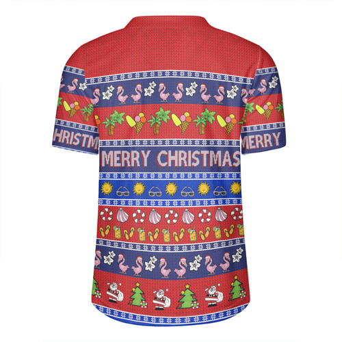 Australia Christmas Custom Rugby Jersey - Aussie Christmas Flamingo Summer Vibes Blue Rugby Jersey Australia Christmas Custom Rugby Jersey - Aussie Christmas Flamingo Summer Vibes Blue Rugby Jersey