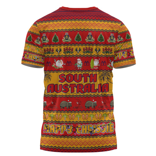 South Australia Christmas Custom T-shirt - Happy Chrissie Ugly Style T-shirt South Australia Christmas Custom T-shirt - Happy Chrissie Ugly Style T-shirt