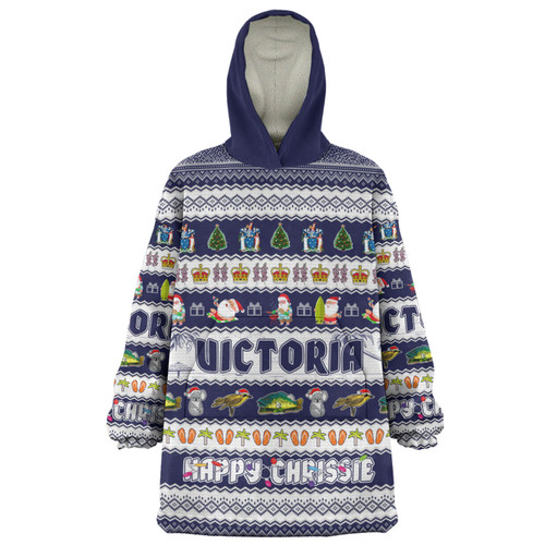 Victoria Christmas Custom Snug Hoodie - Happy Chrissie Ugly Style Snug Hoodie