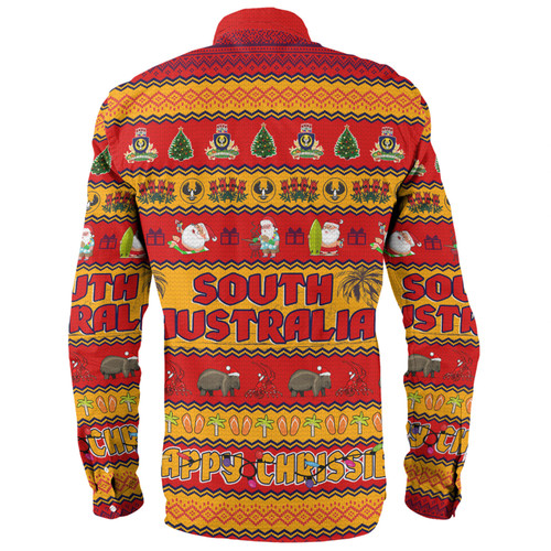 South Australia Christmas Custom Long Sleeve Shirt - Happy Chrissie Ugly Style Long Sleeve Shirt South Australia Christmas Custom Long Sleeve Shirt - Happy Chrissie Ugly Style Long Sleeve Shirt