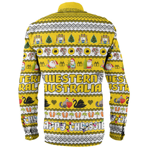 Western Australia Christmas Custom Long Sleeve Shirt - Happy Chrissie Ugly Style Long Sleeve Shirt Western Australia Christmas Custom Long Sleeve Shirt - Happy Chrissie Ugly Style Long Sleeve Shirt