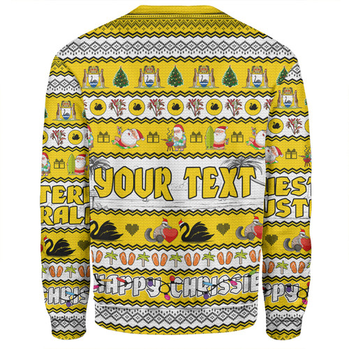 Western Australia Christmas Custom Sweatshirt - Happy Chrissie Ugly Style Sweatshirt Western Australia Christmas Custom Sweatshirt - Happy Chrissie Ugly Style Sweatshirt