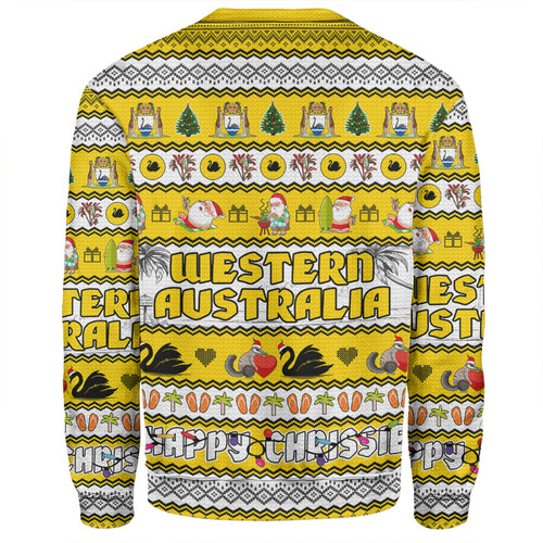 Western Australia Christmas Custom Sweatshirt - Happy Chrissie Ugly Style Sweatshirt Western Australia Christmas Custom Sweatshirt - Happy Chrissie Ugly Style Sweatshirt