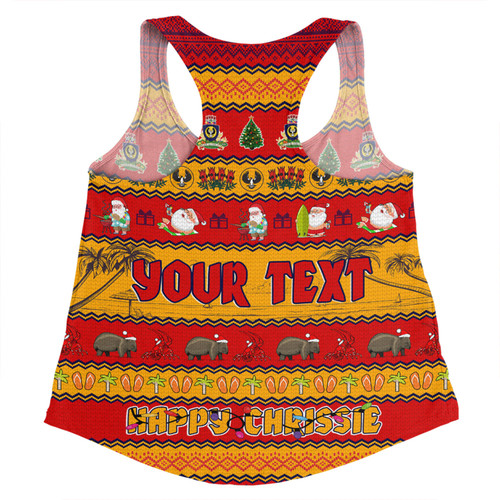 South Australia Christmas Custom Women Racerback Singlet - Happy Chrissie Ugly Style Women Racerback Singlet South Australia Christmas Custom Women Racerback Singlet - Happy Chrissie Ugly Style Women Racerback Singlet