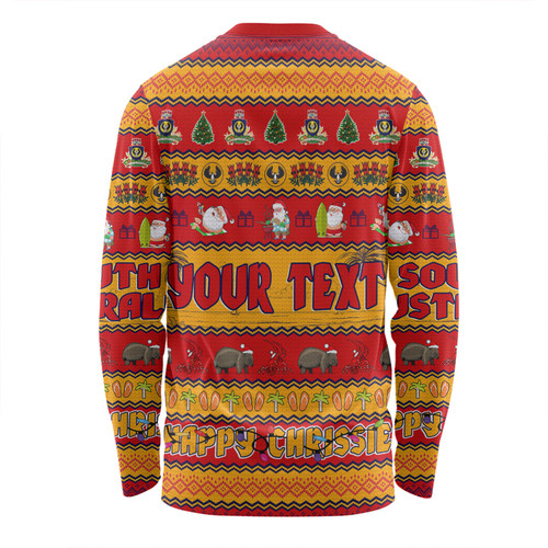 South Australia Christmas Custom Long Sleeve T-shirt - Happy Chrissie Ugly Style Long Sleeve T-shirt South Australia Christmas Custom Long Sleeve T-shirt - Happy Chrissie Ugly Style Long Sleeve T-shirt