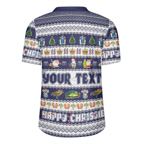 Victoria Christmas Custom Rugby Jersey - Happy Chrissie Ugly Style Rugby Jersey Victoria Christmas Custom Rugby Jersey - Happy Chrissie Ugly Style Rugby Jersey