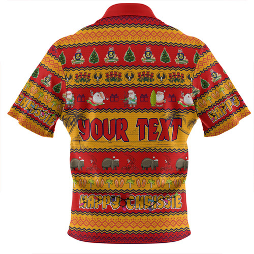 South Australia Christmas Custom Zip Polo Shirt - Happy Chrissie Ugly Style Zip Polo Shirt South Australia Christmas Custom Zip Polo Shirt - Happy Chrissie Ugly Style Zip Polo Shirt
