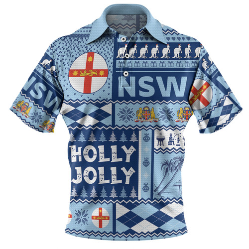 New South Wales Christmas Polo Shirt - Holly Jolly Chrissie Polo Shirt