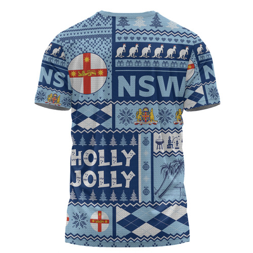 New South Wales Christmas T-shirt - Holly Jolly Chrissie T-shirt New South Wales Christmas T-shirt - Holly Jolly Chrissie T-shirt