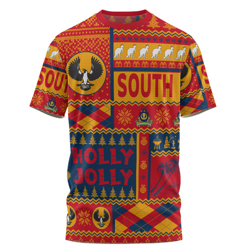 South Australia Christmas T-shirt - Holly Jolly Chrissie T-shirt