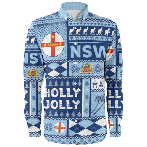 New South Wales Christmas Long Sleeve Shirt - Holly Jolly Chrissie Long Sleeve Shirt