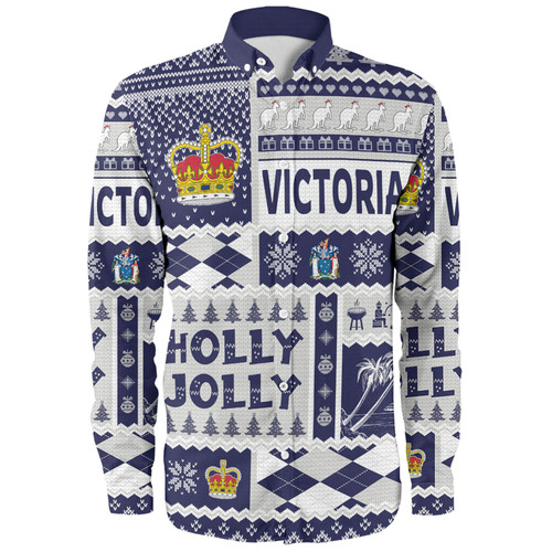 Victoria Christmas Long Sleeve Shirt - Holly Jolly Chrissie Long Sleeve Shirt