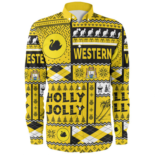 Western Australia Christmas Long Sleeve Shirt - Holly Jolly Chrissie Long Sleeve Shirt