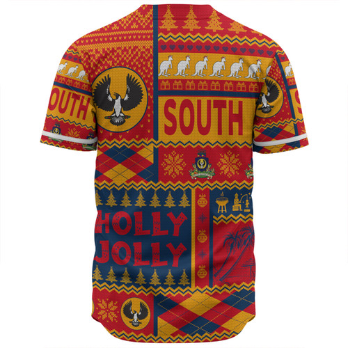 South Australia Christmas Baseball Shirt - Holly Jolly Chrissie Baseball Shirt South Australia Christmas Baseball Shirt - Holly Jolly Chrissie Baseball Shirt