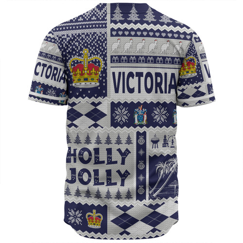 Victoria Christmas Baseball Shirt - Holly Jolly Chrissie Baseball Shirt Victoria Christmas Baseball Shirt - Holly Jolly Chrissie Baseball Shirt