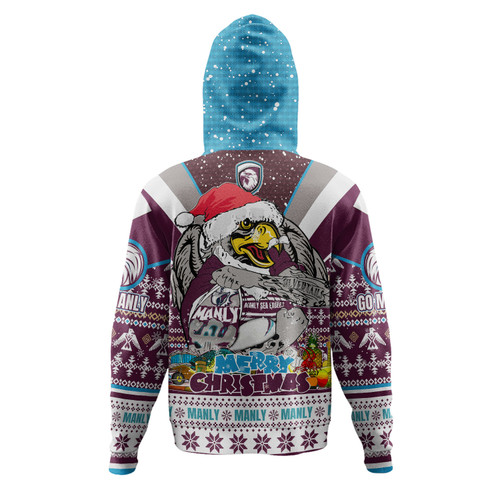 Manly Warringah Sea Eagles Christmas Custom Hoodie - Manly Santa Aussie Big Things Hoodie Manly Warringah Sea Eagles Christmas Custom Hoodie - Manly Santa Aussie Big Things Hoodie
