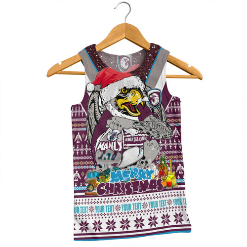 Manly Warringah Sea Eagles Christmas Custom Men Singlet - Manly Santa Aussie Big Things Men Singlet Manly Warringah Sea Eagles Christmas Custom Men Singlet - Manly Santa Aussie Big Things Men Singlet